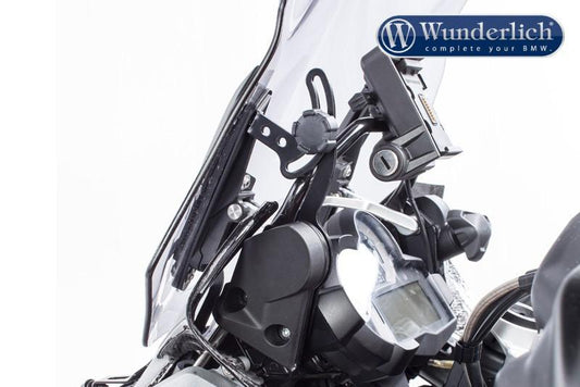 BMW R1200GS Ergonomics - Windscreen Reinforcement Brackets - Wunderlich