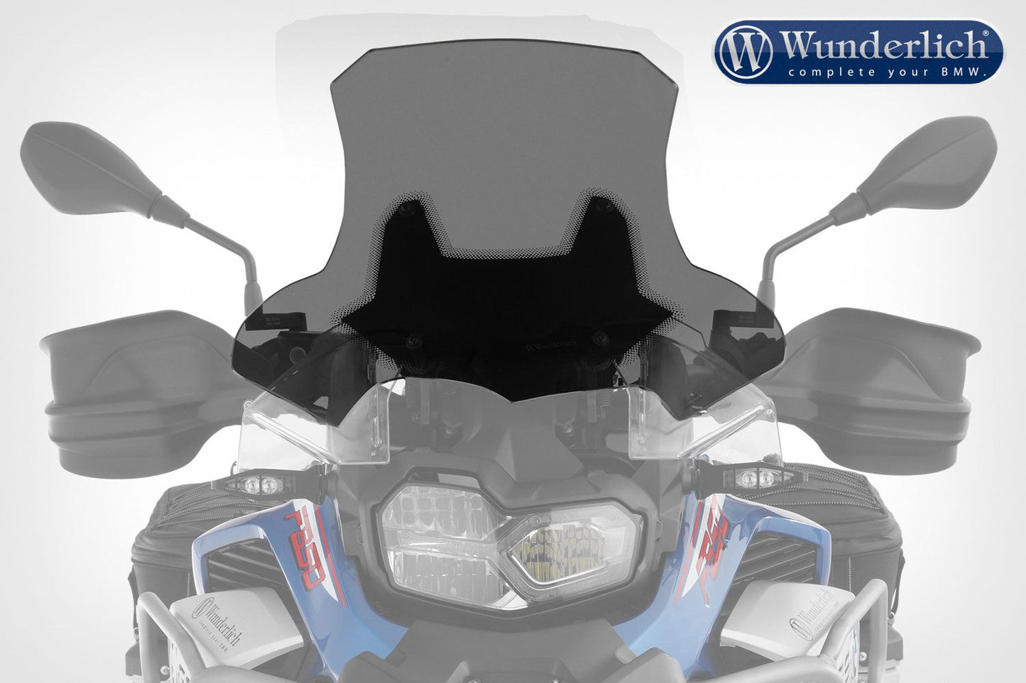 BMW F 850 GSA Ergonomics - "Marathon" Windscreen - Wunderlich