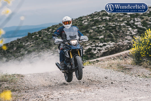 BMW G310 GS Ergonomics - Touring Windscreen - Wunderlich