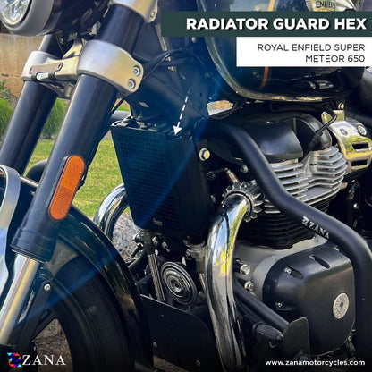 Radiator Guard Hex for Super Meteor 650 2023+ - Zana