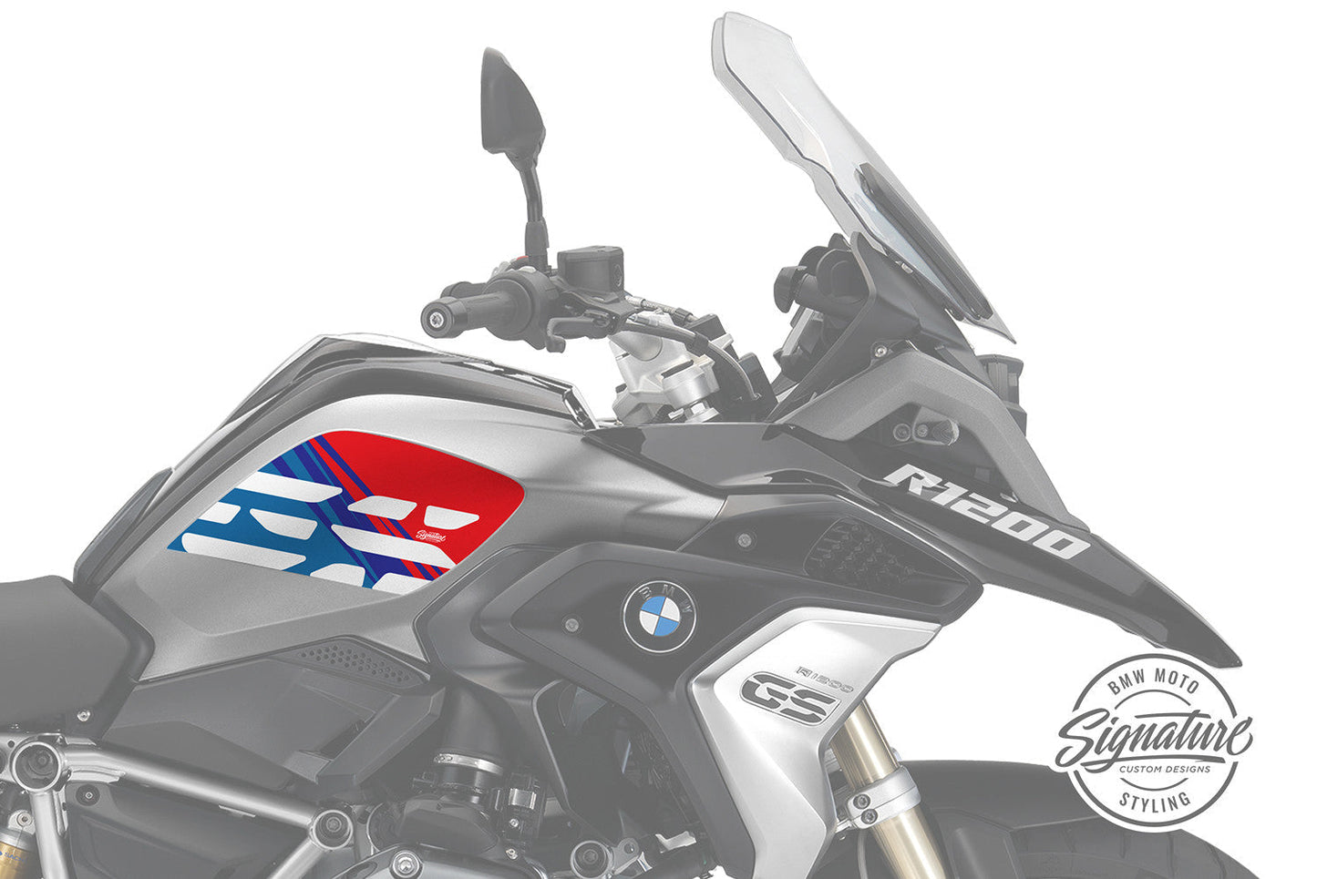 BMW R 1250 GS Style - Anniversary Decorative Decals - Wunderlich