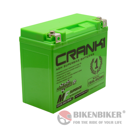 Crank1 CB20L-BS (SMF) Battery