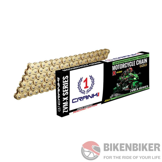 520 Pitch 106 Links Zvm-X Gold Chain - Crank1