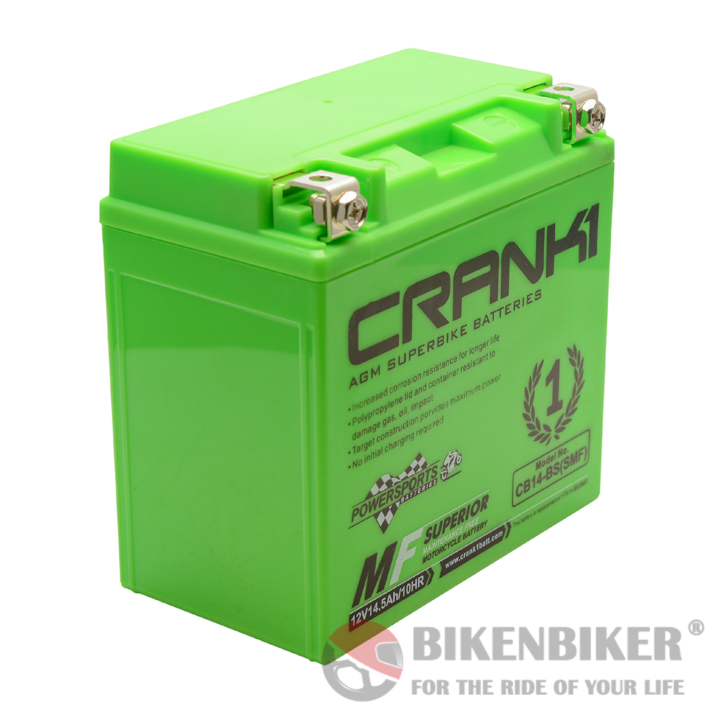 Crank1 CB14-BS (SMF) Battery