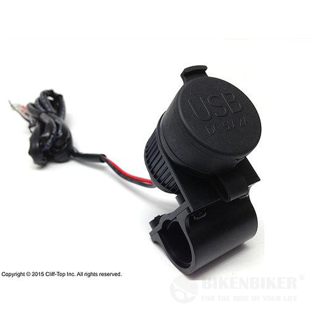 Surface Panel & Handlebar Dual USB 4A (Plastic) - Cliff Top