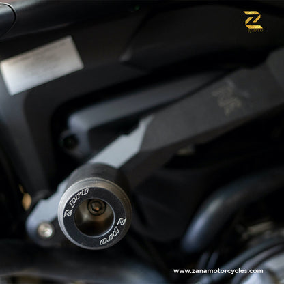 Ducati Monster 950 Protection - ZPro Frame Sliders - Zana