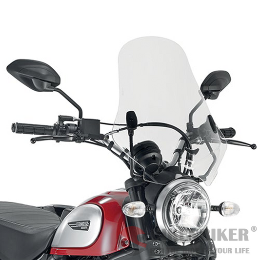 Specific Windscreen, Transparent for Ducati Scrambler Icon (2015-19)