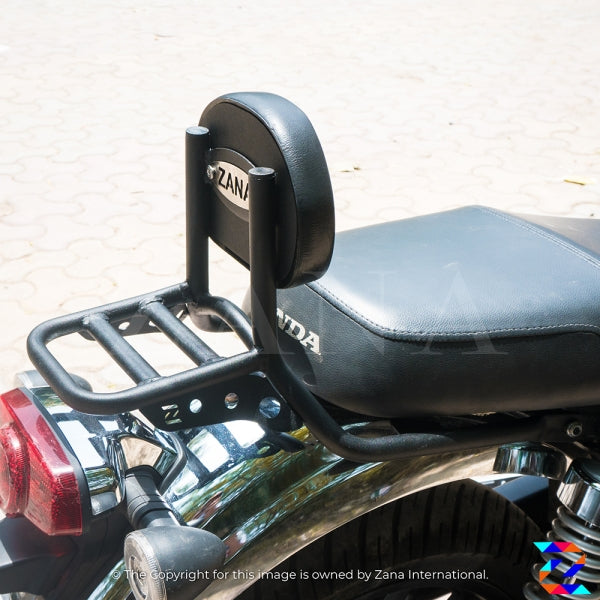 Honda CB350 Backrest w/ Parcel Shelf - Zana