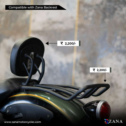 Luggage Rack Compatible with Backrest For Super meteor 650 - Zana