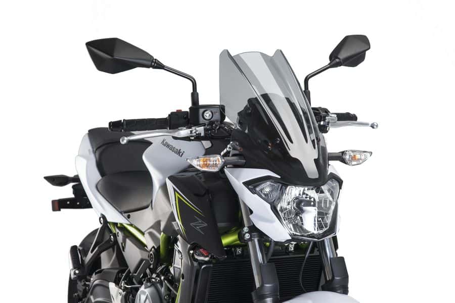 Naked New Generation Touring Windshield for Kawasaki Z650 (2017-2020) - Puig