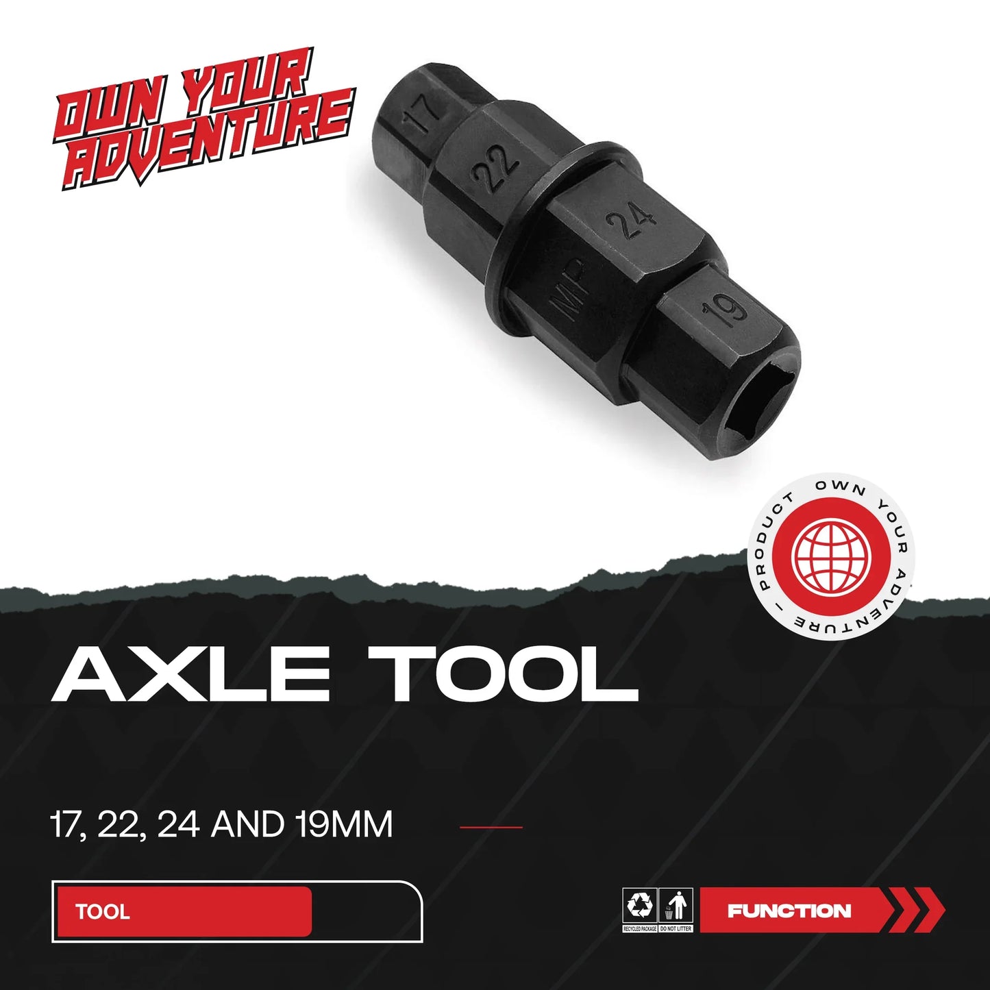 Hex Wheel Spindle - Own Your Adventure
