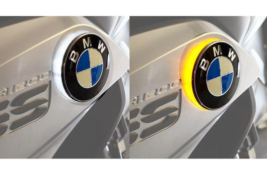 BMW R1200/1250 GS/A Styling - BMW Logo Indicator Lights