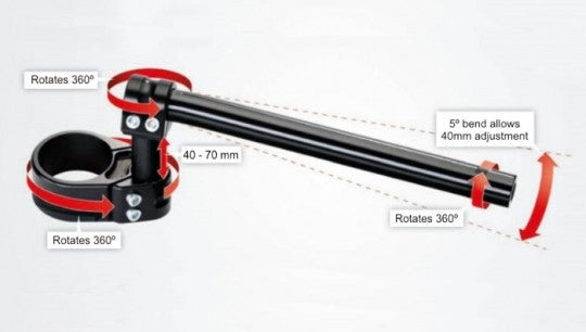 BMW S1000RR Vario ERGO-ST handlebars with ABS