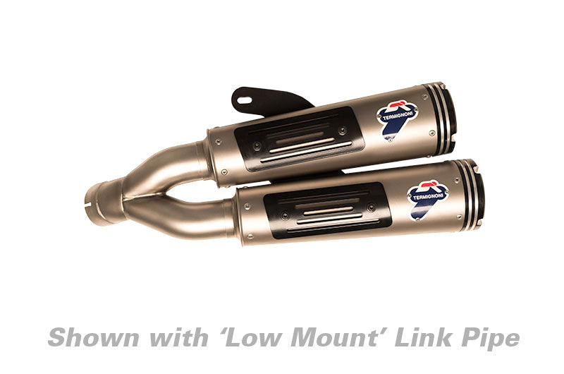 Termignoni Conical Dual Mufflers Stainless Slip-On R nineT (16-18) Low Mount