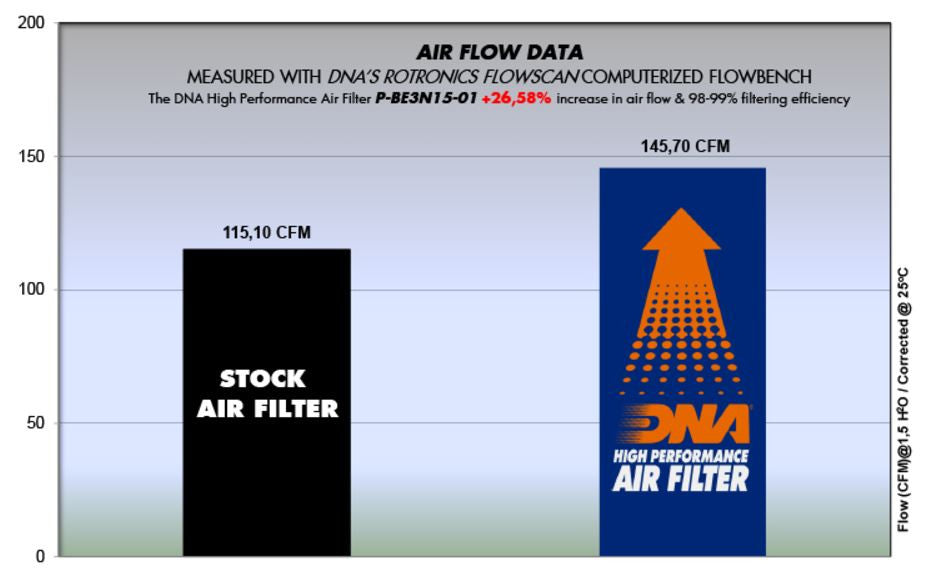 Benelli 302R / TNT 300 Air Filter (2015 +) - DNA
