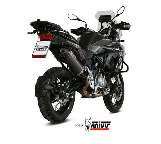 Oval Slip On Exhaust for Benelli TRK502X - Mivv