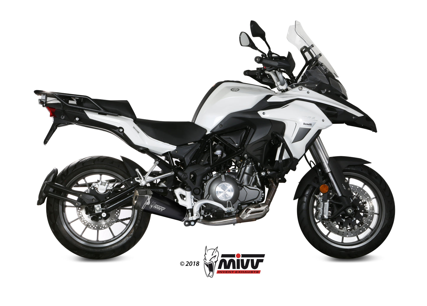 Delta Race Slip On Exhaust for Benelli TRK502 - Mivv