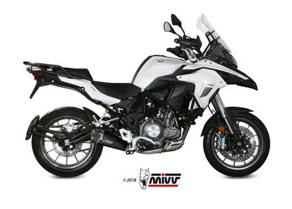 Delta Race Slip On Exhaust for Benelli TRK502 - Mivv