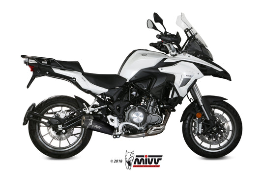 Delta Race Slip On Exhaust for Benelli TRK502 - Mivv