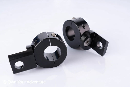 AUX LED Lights Round Bars Clamps - Own Your Adventure