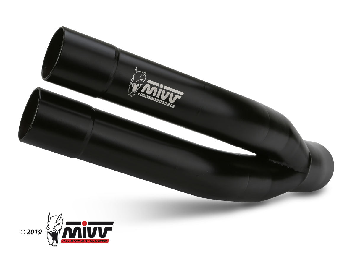 Double Gun Slip On Exhaust for Kawasaki Z900 - Mivv