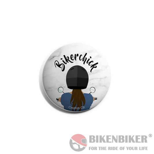 Bikerchick - Badge | RAW