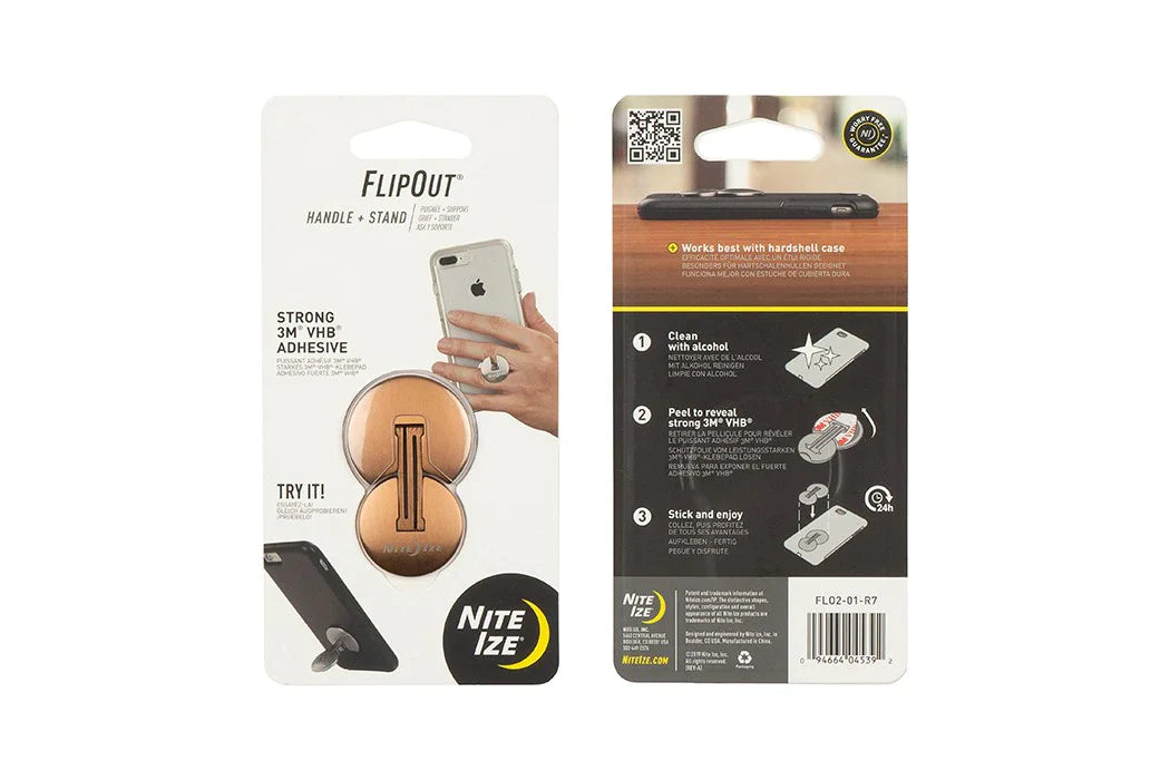 FlipOut® Phone Handle + Stand - nite Ize