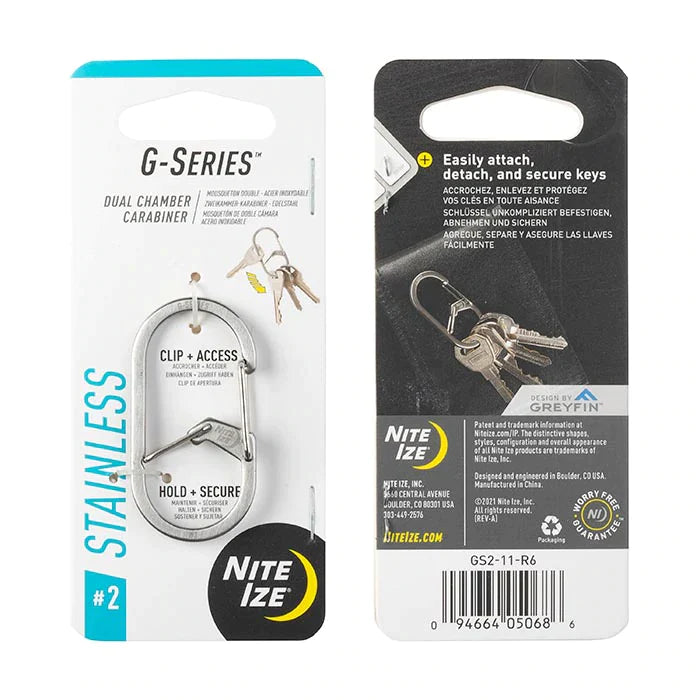 G-Series™ Dual Chamber Carabiner - nite Ize