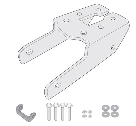 4130KIT Brackets For Side Case Racks Kawasaki Ninja 1000SX-Givi