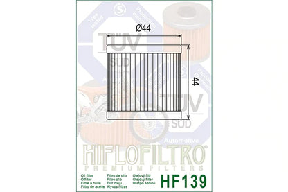 Suzuki DRZ-400 Oil Filter - Hi Flo