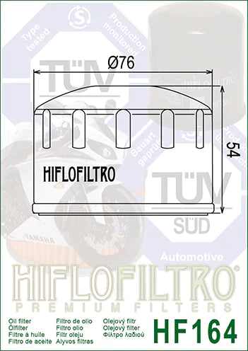 BMW R18/R9/K1600B/GT/GTL Oil Filter - Hi Flo