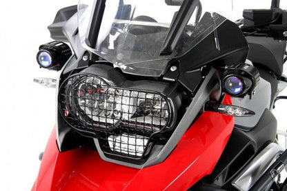 Aux HID Fog Lights Ion Blue Flooter by Hepco Becker - Bike 'N' Biker