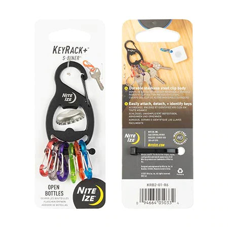 Keyrack With Plastic S-Biners - nite Ize