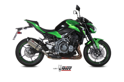 Suono Slip On Exhaust for Kawasaki Z900 - Mivv