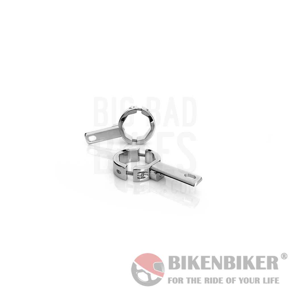 Denali 39mm-49mm Fork Tube AUX LED Mounting Kit