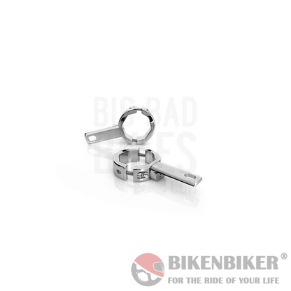 Denali 39mm-49mm Fork Tube AUX LED Mounting Kit
