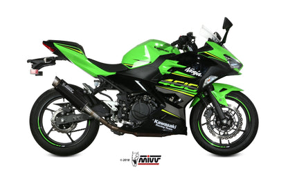 GP Pro Slip On Exhaust for Kawasaki Ninja 400 - Mivv