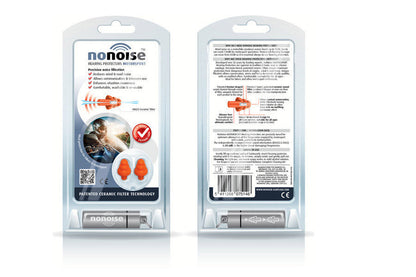 Noise filtration Precision Ear Plugs by NoNoise - Bike 'N' Biker
