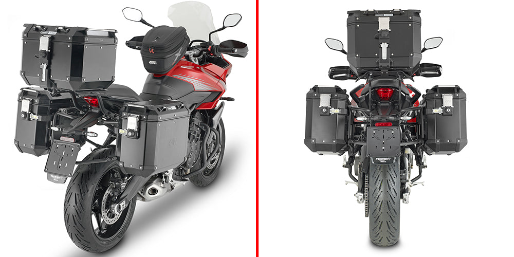 Specific Pannier Holder for Monokey CAM-SIDE Trekker Outback Cases for Triumph Tiger Sport 660 - Givi