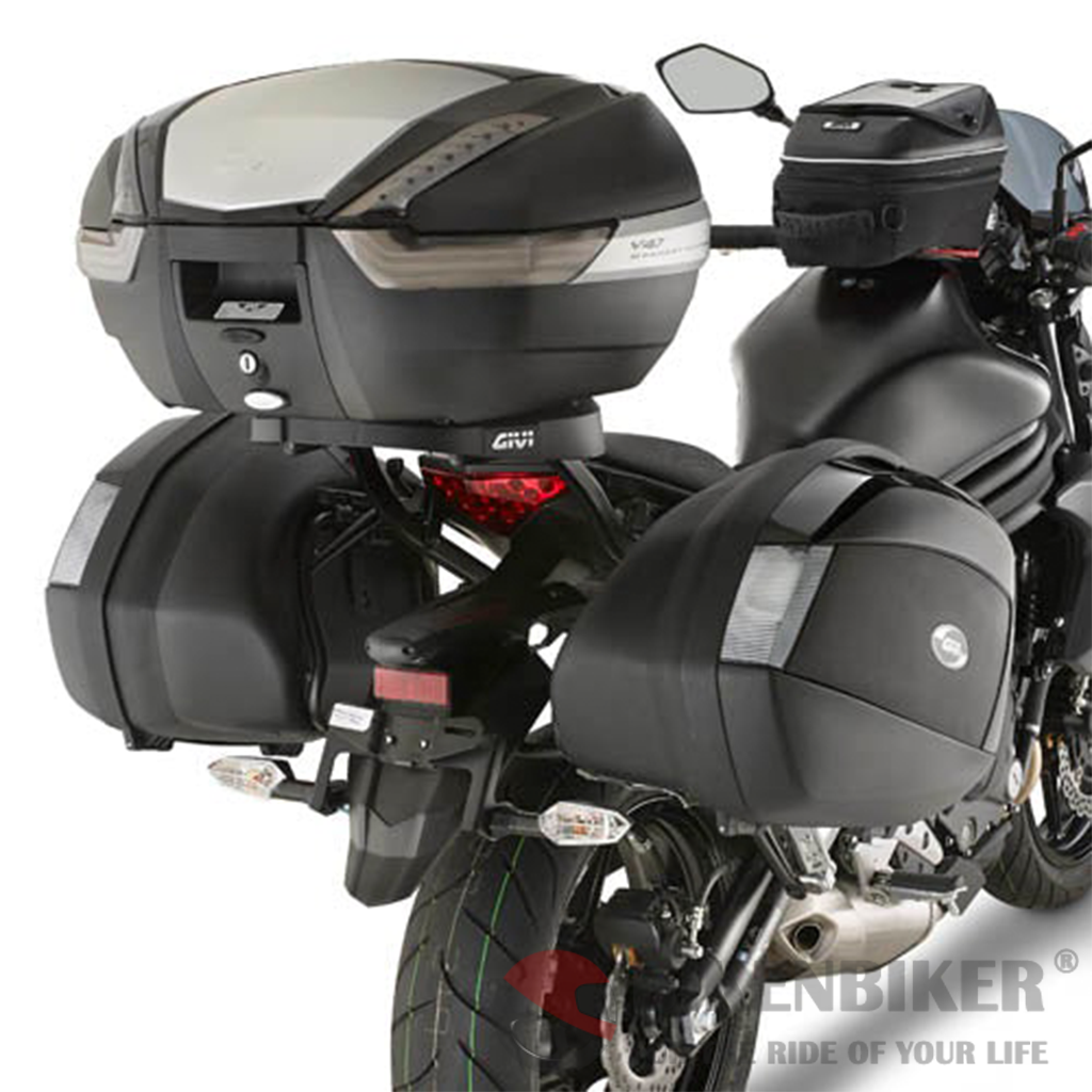 Specific Pannier Holder for V35, V37 MONOKEY® Side Cases for Kawasaki ER-6N (2012-16) - Givi