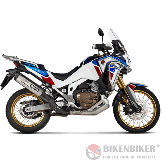 Honda CRF1100L Africa Twin Adventure Sports 2020+ - Slip-On Line (Titanium) - Akrapovič