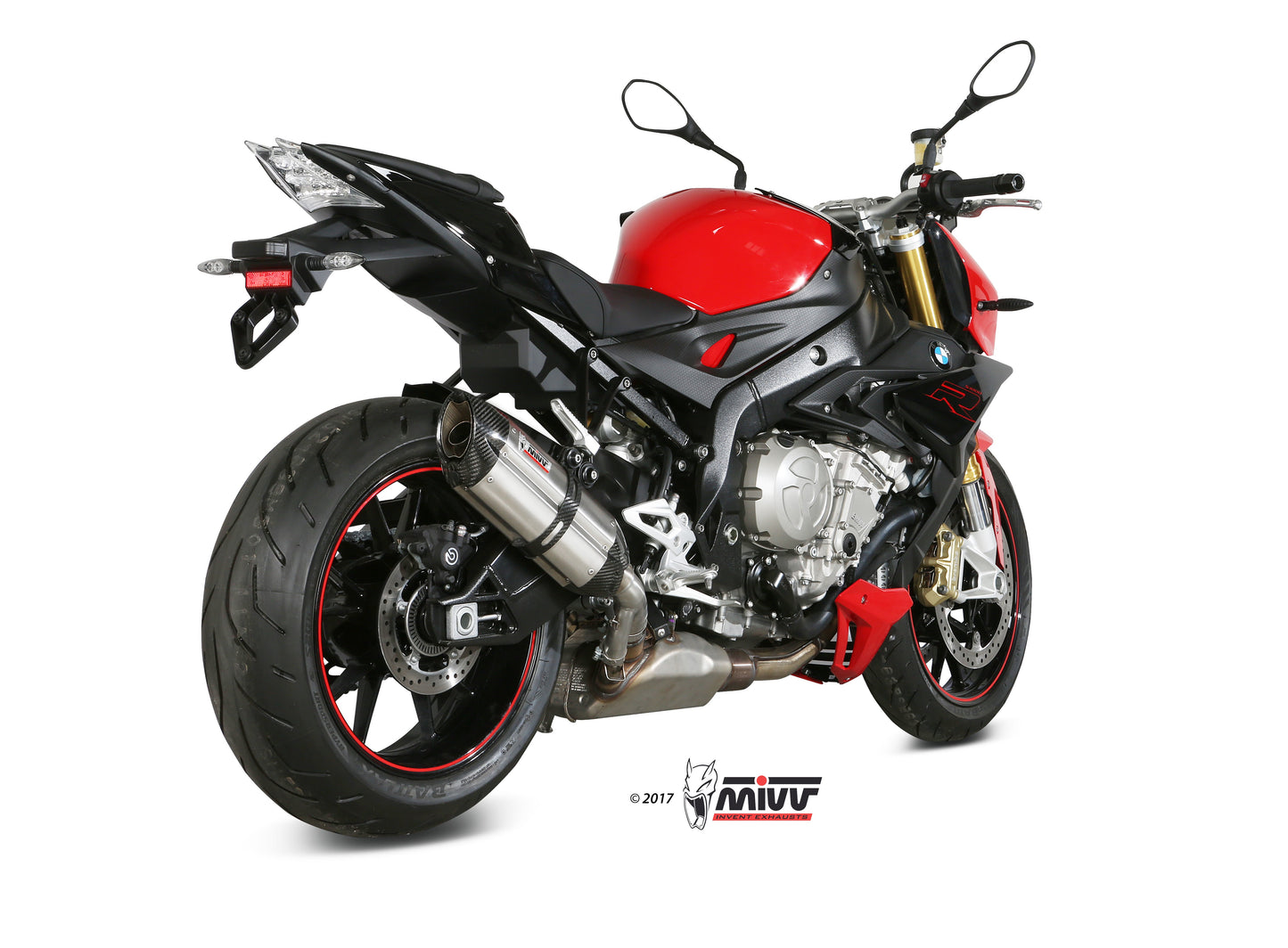 Suono Slip On Exhaust for BMW S1000R - Mivv