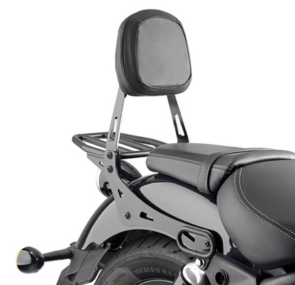 Top Rack and Backrest for RE Super Meteor 650 - Givi