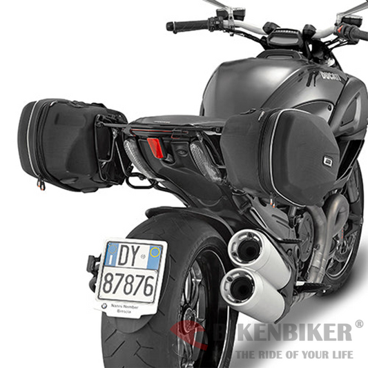Specific Holder for Easylock Side Bags for Ducati Diavel 1200 (2011-18) - Givi