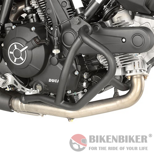Specific Engine Guard, Black for Ducati Scrambler Icon (2015-19) - Givi