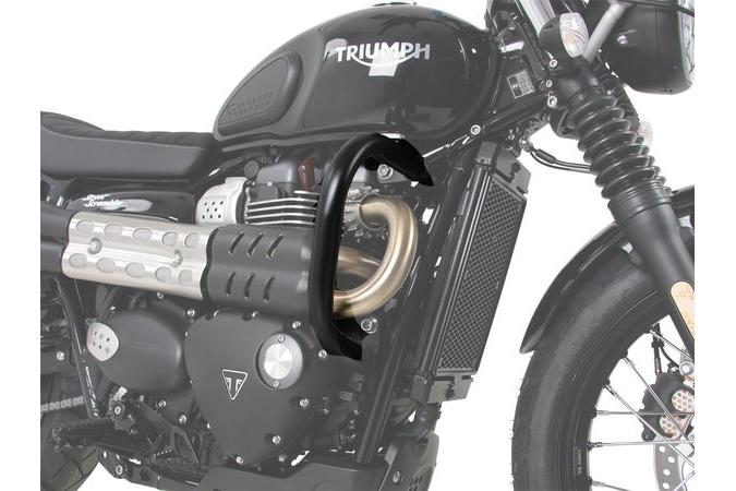 Triumph Street Scrambler (2017+) - Engine Crash Guard - Black - Hepco & Becker