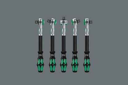 Ratchet Kit with Bits + Sockets - Soft Case (8100) - Wera Tools