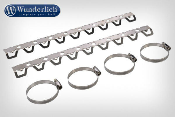 Header Pipe Protector "Dakar" (Silver) - Bike 'N' Biker