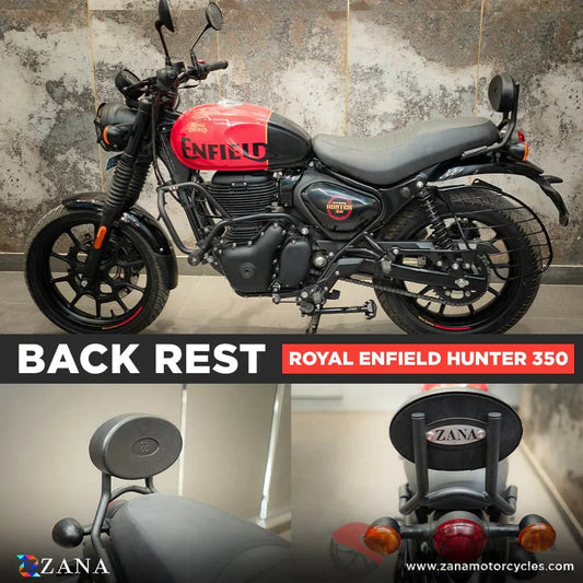 Back Rest For Royal Enfield Hunter 350 - Zana Bash Plate