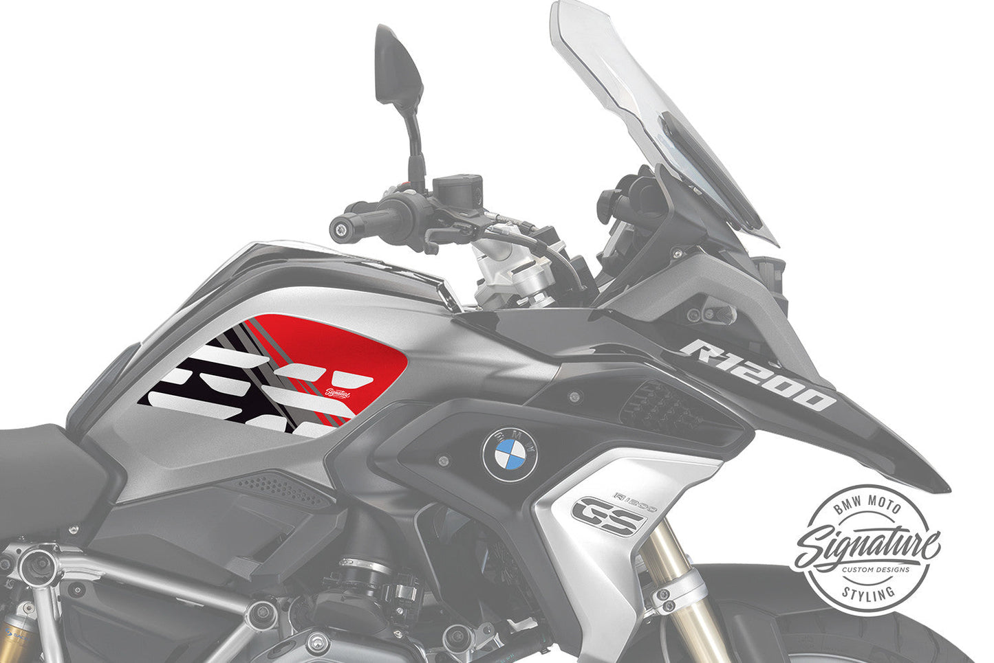 BMW R 1250 GS Style - Anniversary Decorative Decals - Wunderlich